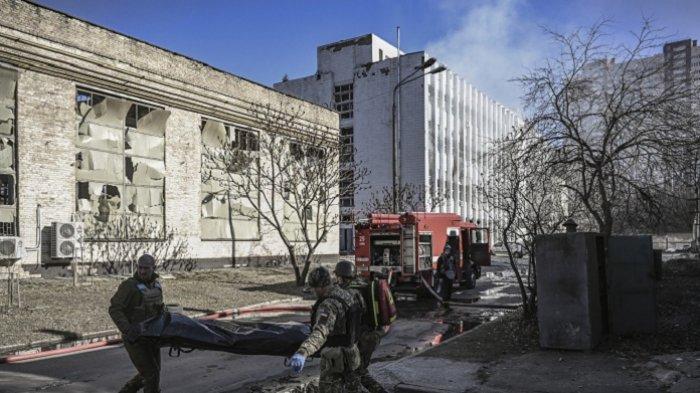 Pasukan Rusia Tertahan Merebut Kiev, Kota Dibombardir Tanpa Henti, Pasukan Ukraina Beri Perlawanan