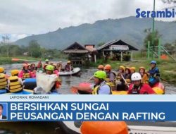 VIDEO Koperasi Wisata Alam Gayo Gandeng Bhayangkari & PWI Bersihkan Sungai Peusangan