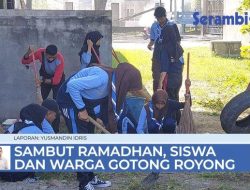 VIDEO Sambut Ramadhan, Siswa dan Warga Bireuen Gotong Royong