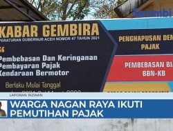 VIDEO Warga Ikuti Pemutihan Pajak Kendaraan Bermotor di Nagan Raya