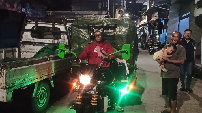 Demi Irit Biaya, Pemudik Asal Ancol Nekat Naik Gerobak Motor ke Pemalang Jawa Tengah