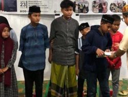 HMI dan KAHMI Lhokseumawe-Aceh Utara Bagi Sembako dan Santunan Anak Yatim