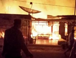 Kebakaran Dinihari Hanguskan Delapan Rumah di Simeulue, 38 Jiwa Kehilangan Tempat Tinggal