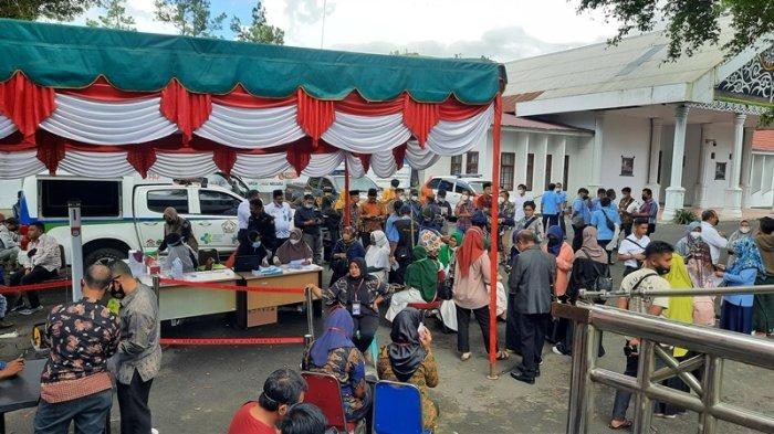 Persiapan Pembukaan PTQ, Ratusan Peserta, Official, dan Pengisi Acara Lakukan Tes PCR