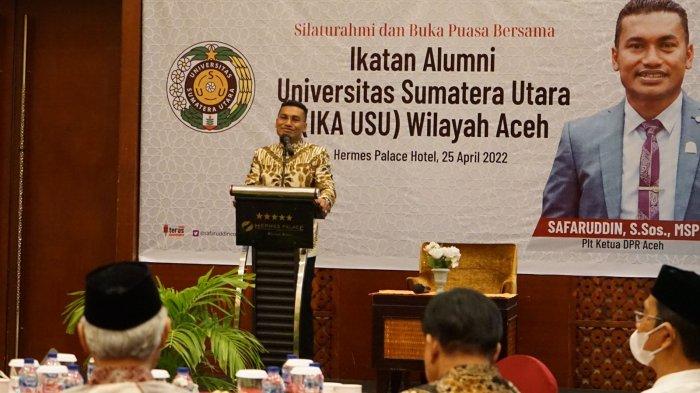 Plt Ketua DPRA Safaruddin Pimpin Ikatan Alumni USU Wilayah Aceh