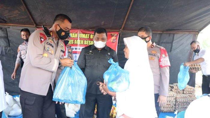 Polres Aceh Besar Gelar Pasar Murah, Ini Imbauan Kapolres