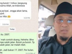 Usai Video Marah, Beredar Chat Ustaz Yusuf Mansur dengan Temannya, Yakin Dapat Rp 200 T Sebulan