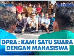 VIDEO Hasil Demo, DPRA Siap Tanda Tangani Semua Tuntutan Mahasiswa