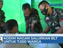 VIDEO Kodim Nagan Raya Salurkan Bantuan untuk 7.000 Warga Terdampak Pandemi