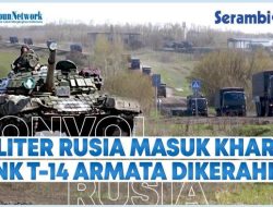 VIDEO Militer Rusia Mulai Memasuki Wilayah Kharkiv, Tank T-14 Armata Andalan Moskow Dikerahkan