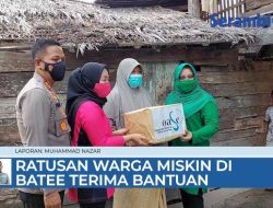 VIDEO Ratusan Warga Miskin di Batee Terima Bantuan