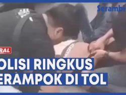 VIDEO Rekaman Detik-detik Polisi Ringkus Komplotan Perampok di Tol Pasir Koja Bandung