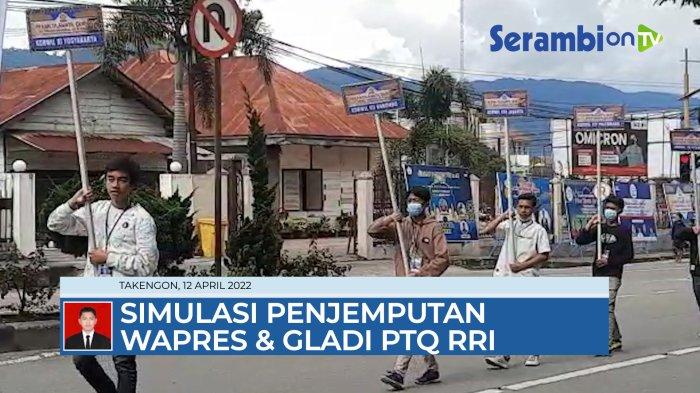 VIDEO Simulasi Penjemputan Wapres Saat Gladi Bersih Pembukaan PTQ RRI Nasional di Aceh Tengah