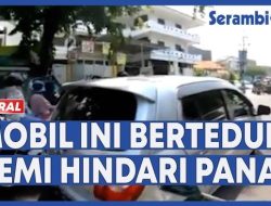 VIDEO Viral Bikin Macet, Mobil ini Berteduh di Bawah Pohon Demi Hindari Panas