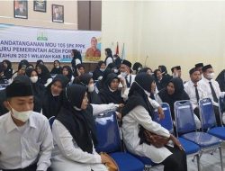 105 Guru Tenaga P3K Bireuen Tandatangani Perjanjian Kerja