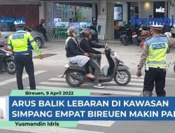 Arus Balik Mudik Lebaran di Simpang Empat Bireuen Semakin PadatVIDEO –