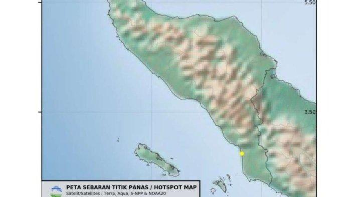 Hari Ini Terpantau Tiga Titik Panas di Aceh, Ini Lokasinya
