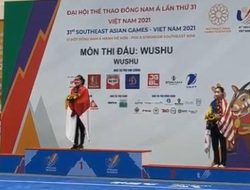 Kabar SEA Games 2021 – Alisya Mellynar dan Seraf Naro Siregar Sumbang Medali Emas dari Cabor Wushu