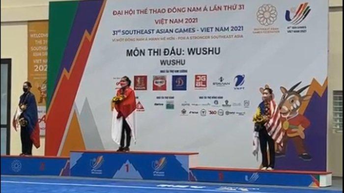 Kabar SEA Games 2021 – Alisya Mellynar dan Seraf Naro Siregar Sumbang Medali Emas dari Cabor Wushu