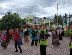 Kendalikan Penyakit tidak Menular, Puskesmas Peudada, Bireuen Gelar Senam Prolanis