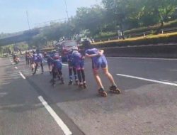 Viral Sekelompok Orang Main Roller Skate di Jalur Tengah Gatot Subroto, Polisi & Wagub DKI Bereaksi