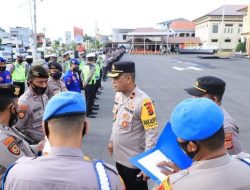 Seluruh Personel Polres Lhokseumawe Kembali ke Mako Usai Amankan Lebaran