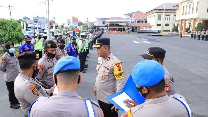 Seluruh Personel Polres Lhokseumawe Kembali ke Mako Usai Amankan Lebaran