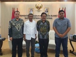 Terima Kunjungan Rektor Unsam Langsa, Menteri ATR/BPN Sofyan Djalil Support Akselerasi SDM di Aceh