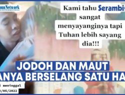 VIDEO Baru Satu Hari Menikah, Pengantin Pria Ini Ditinggal Pergi Istrinya Untuk Selamanya