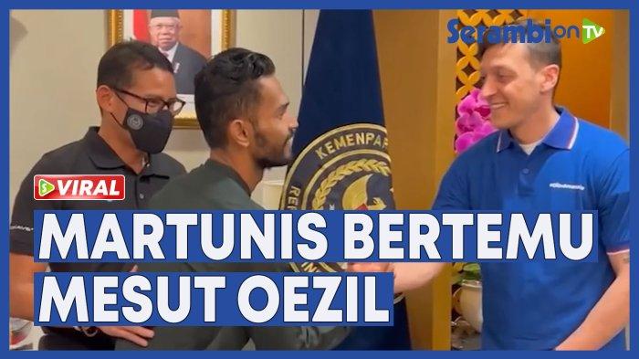 VIDEO Bertemu Mesut Oezil, Martunis Berharap Cristiano Ronaldo Bakal Segera Menyusul