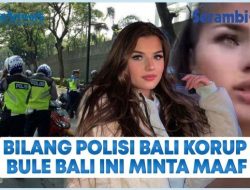 VIDEO Bule Cantik Ini Bilang Polisi Bali Korup, Langsung Minta Maaf Usai Viral