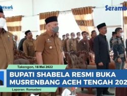 VIDEO Bupati Shabela Abubakar Resmi Buka Musrenbang RKPD Aceh Tengah 2023