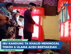 VIDEO Ibu Kandung TA Khalid Meninggal Dunia, Sejumlah Tokoh dan Ulama Aceh Datang Takziah