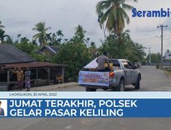 VIDEO Jumat Terakhir Ramadhan, Polsek Tanah Luas Kembali Adakan Pasar Keliling