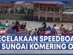 VIDEO Kecelakaan Speedboat di Sungai Komering OKI, Bawa 8 Penumpang, Begini Kondisinya