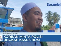 VIDEO Korban Minta Polisi Ungkap Kasus Bom Molotov