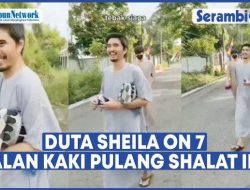 VIDEO Potret Duta Sheila On 7 yang Sederhana, Jalan Kaki dan Ramah ke Warga saat Salat Idul Fitri