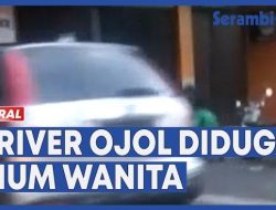 VIDEO Viral Driver Ojol di Ungaran Diduga Cium Wanita Hingga Histeris, Aksinya Terekam Kamera