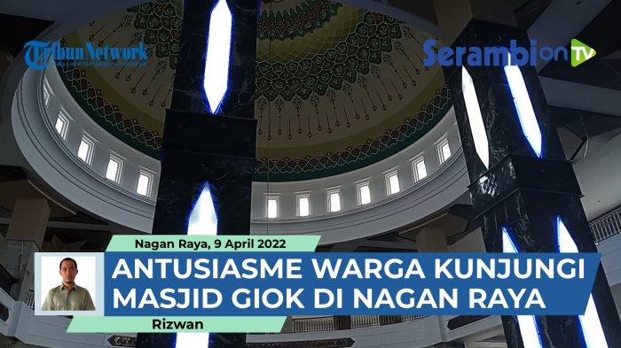 VIDEO - Warga Antusias Kunjungi Masjid Giok di Nagan Raya