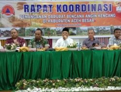 Aceh Besar Siaga Darurat Bencana Angin Kencang, 207 Rumah Warga dan 24 Fasilitas Umum Rusak