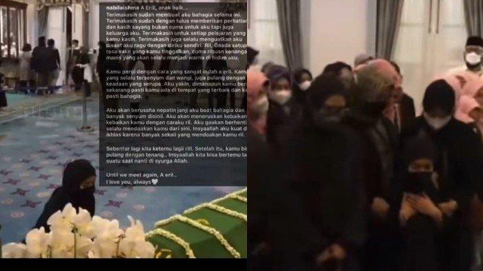 Kekasih Eril, Nabila Ishma Tulis Janji Terakhir: Aku akan Temukan Kebahagiaanku Sendiri