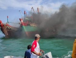 PSDKP Belawan Tangkap Dua Kapal Ikan Berbendera Malaysia