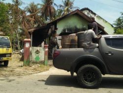 Polres Lhokseumawe Temukan Olahan Bau Minyak Tanah di Lokasi Rumah Terbakar di Blang Crum