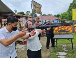 Polres Simeulue Gelar Lomba Menembak Bersama Wartawan, Wakil Bupati Juga Sebagai Peserta