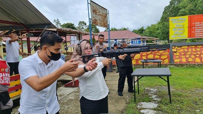Polres Simeulue Gelar Lomba Menembak Bersama Wartawan, Wakil Bupati Juga Sebagai Peserta