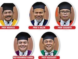 Universitas Syiah Kuala Kukuhkan Lima Profesor Baru