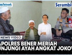 VIDEO AKBP Indra Novianto Silaturrahmi dengan Ayah Angkat Presiden Jokowi