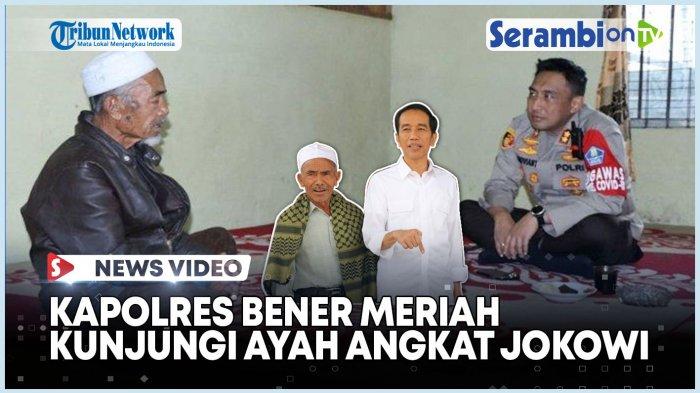 VIDEO AKBP Indra Novianto Silaturrahmi dengan Ayah Angkat Presiden Jokowi
