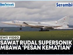 VIDEO Penampakan Pesawat Pembawa Rudal TU-22M3 di wilayah Irkutsk