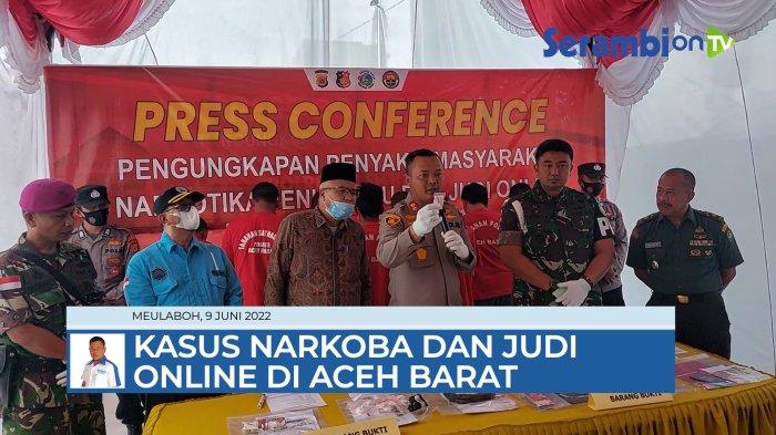VIDEO Polres Ungkap Kasus Narkoba dan Judi Online di Aceh Barat
